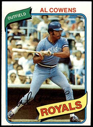 1980 Topps 330 Al Cowens Kansas City Royals (Baseball Kártya) EX/MT Uralkodók