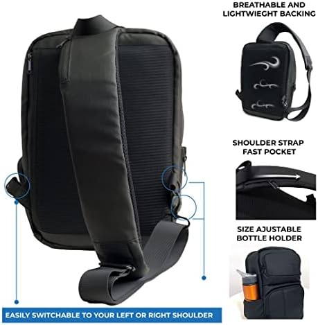 Frissítés az utazási a sokoldalú TRAVELERTODD anti-theft parittya táska. A RFID zsebében, 13 laptop sleeve, víz-ellenálló
