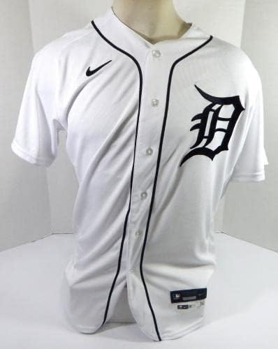 2020 Detroit Tigers Troy Stokes Jr 55 Játék Kiadott Fehér Jersey 44 DP38840 - Játék Használt MLB Mezek