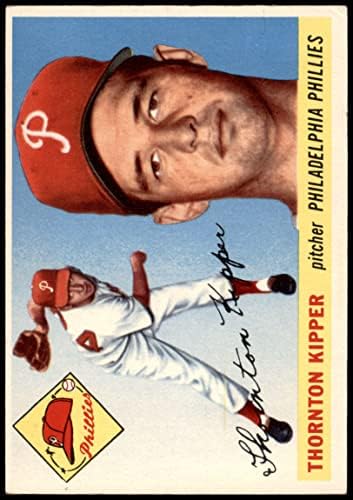 1955 Topps 62 Thornton Kipper Philadelphia Phillies (Baseball Kártya) EX Phillies