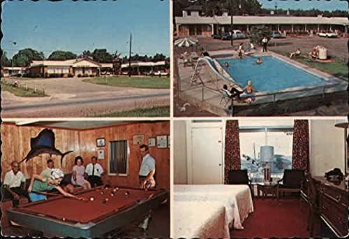 Beverly Motel-Mobile, Alabama AL Eredeti, Régi Képeslap, 1971