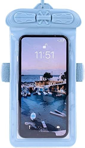 Vaxson Telefon Esetében, Kompatibilis a Huawei nova lite 3 Vízálló Tasak Száraz Táska [ Nem Képernyő Védő Fólia ] Kék