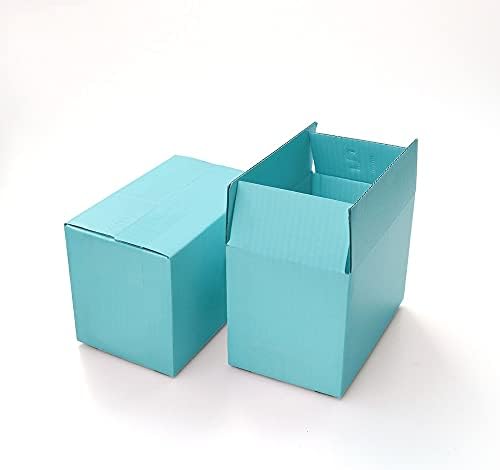 SHUKELE LPHZ914 5db/10db Kék Csomagolás Doboz 3layer Hullámos Papír Tároló Doboz Ajándék Tartozékok Kis Doboz Ajándék (Ajándék