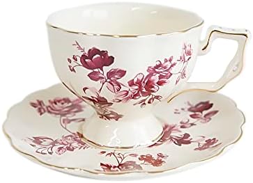 Tea Csésze Tea Set Beállítja A Nők Tea Party Tea Beállítja A Felnőttek Kerámia Porcelán Teás Csésze, Porcelán Kávés Csészét,