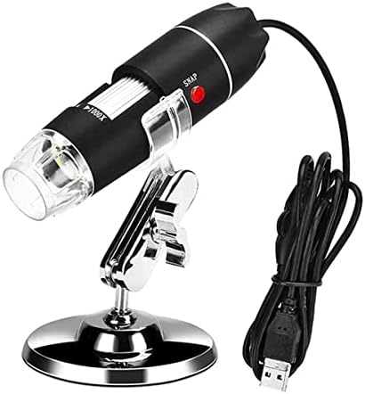 USEEV Mikroszkóp-Adapter USB Mikroszkóp Digitális Mikroszkóp 40-1600X Nagyítású Mikroszkóp, 8 LED Mikroszkóp Kiegészítők