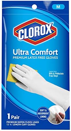 Clorox Ultra Kényelem Kesztyű -, Közép -, Latex-Mentes, 1 Pár
