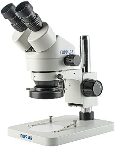 KOPPACE 3,5 X-180X Binokuláris Sztereó Mikroszkóp 144 LED Gyűrű Fények Mobiltelefon Javítás Ipari Vizsgálati Mikroszkóp