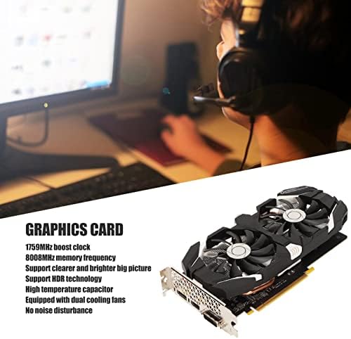 GPU-s Grafikus Kártya, 1759MHz Boost Óra 4K HDR Gaming Grafikus Kártyát ahhoz, hogy Otthon a Hivatal (GTX 1060 6 GB)