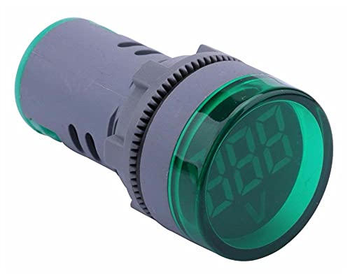 MAMZ LED Kijelző Digitális Mini Voltmérő AC 80-500V Feszültség Mérő Mérő Teszter Voltos Monitor világítás (Szín : Kék)