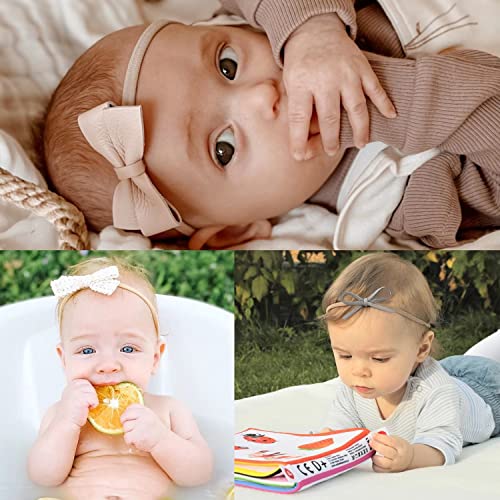 Kislány Fejpánt, az Íj, Újszülött, Csecsemő, Kisgyermek Nylon Elastics Hairbands Haj Kiegészítők által VISBL