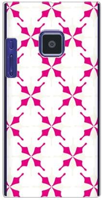 A második Bőr MHAK Nap Fehér x Rózsaszín (Törlés) / a LUMIX Phone 102P/SoftBank SPS12P-PCCL-298-Y381