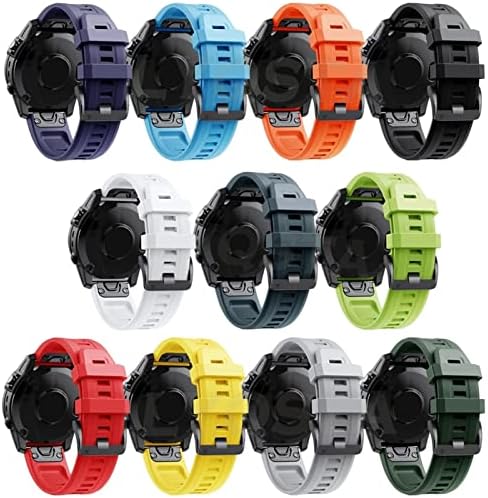 TIOYW Szilikon gyorskioldó Watchband Szíj, A Garmin Ösztön 2 Fenix 7 7 X 6 6X 5X Pro Smartwatch 26 22 20 MM Easyfit karkötő