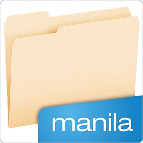 Pendaflex Mappákat, Letter Méret 1/3-Át Vágjuk, Manila, 250 per Doboz (752250) & Lóg a Mappákat, Letter Méretű, Szabványos