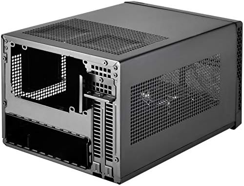 SilverStone Technológia Ultra Kompakt, Mini-ITX Számítógép Esetében a Háló Elülső Panel Fekete (SST-SG13B-USA)