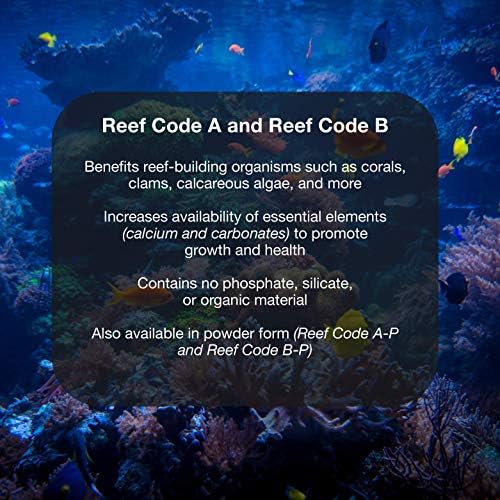 Brightwell Vízi Zátony Kód Egy Kiegyensúlyozott Kalcium -, illetve Lúgos Rendszer Tengeri Halak & Reef Akvárium, 20-l