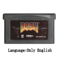 ROMGame 32 Bites Kézi Konzol Videojáték Patron Konzol Kártya Castlevania Sorozat Angol Nyelv Amerikai Változat Doom