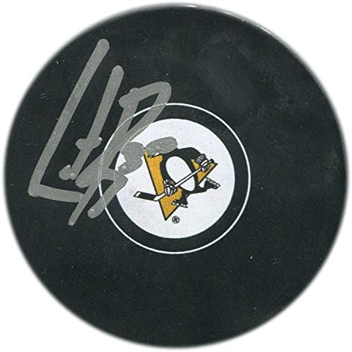 Carter Rowney Dedikált Pittsburgh Penguins Puck - Dedikált NHL Korong