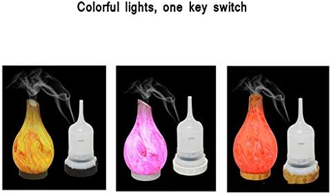 QFFL Illat, Lámpák, Átlátszó Üveg Aromaterápiás Lámpa 100ML Art Glass Ultrahangos Hűvös Köd Párásító a Víztelen Automatikus
