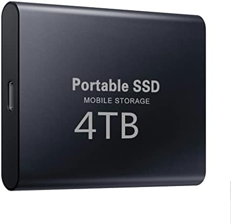 KJHD c-Típusú USB 3.1 SSD Hordozható Flash Memória, 4 TB SSD Merevlemez Hordozható SSD Külső SSD Merevlemez Laptop Asztal
