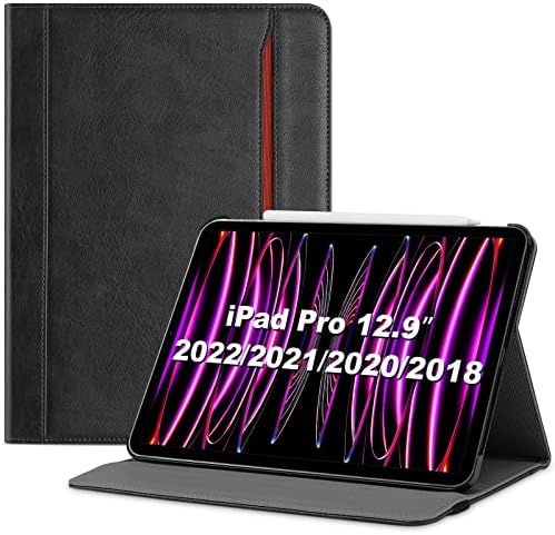 ProCase iPad Pro 12.9 hüvelyk Esetben 2022 2021 2018 2020 -, Bőr-Állj Folio Védő tok a tolltartó iPad Pro 12.9 6 Gen 2022/