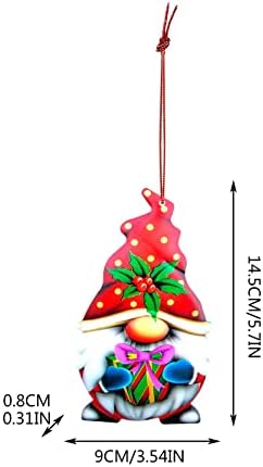 Karácsonyi Halloween Dekoráció, Otthon Dekoráció Hardver Kézműves Gnome Dekoráció Fém Medál Gnome Halloween Dekoráció Medál