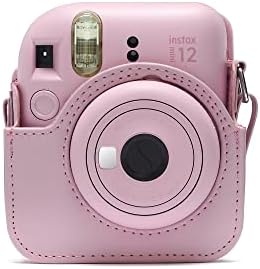 Fujifilm Instax Mini 12 Fényképezőgép Tok - Rózsaszín Virág