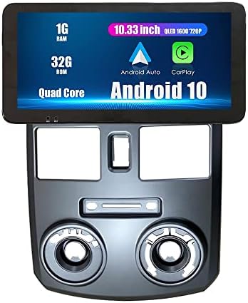 WOSTOKE 10.33 QLED/IPS 1600x720 Érintőképernyő CarPlay & Android Auto Android Autoradio Autós Navigációs Sztereó Multimédia