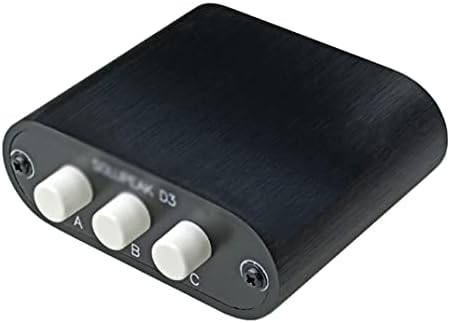 ZHUHW 3 Csatorna 3,5 mm-es AUX Sztereó Audio Forrás Kapcsoló, 3 az 1-ben Ki Bemeneti Jel váltó Fejhallgató Hangszóró selector