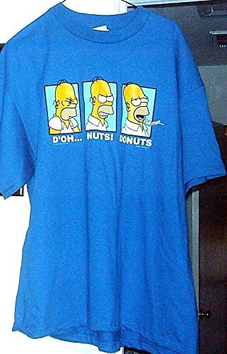 Simpsons T-shirt Homer Előmozdítása, a 2007-es Film, a 7 Tizenegy Új NAGY