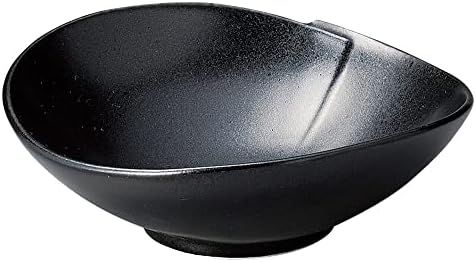 セトモノホンポ(Setomonohonpo) Megfelelő Körben Pot (Fekete) [5.7 x 5.6 x 1,9 cm (14.5 x 14.2 x 4,9 cm)] | Japán Evőeszközök