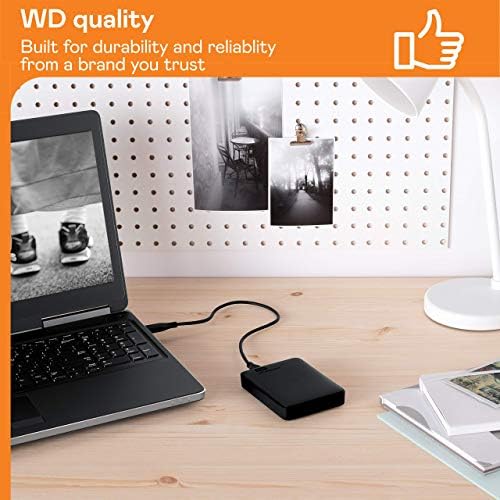 WD 5TB Elemek Hordozható Külső Merevlemez, USB 3.0 - WDBU6Y0050BBK-WESN (Felújított)