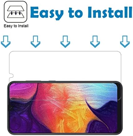 AISELAN Samsung Galaxy A50 Üveg kijelző Védő fólia, [2 Db] Nagy-Defintion Világos, Karcolás-Ellenálló Egyszerű Telepítés
