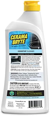 Cerama Bryte Eltávolítja a Kemény Foltok Főzőlap, valamint főzőlap Tisztító Üveg - Kerámia Felület, 18 Dkg, 1 Csomag