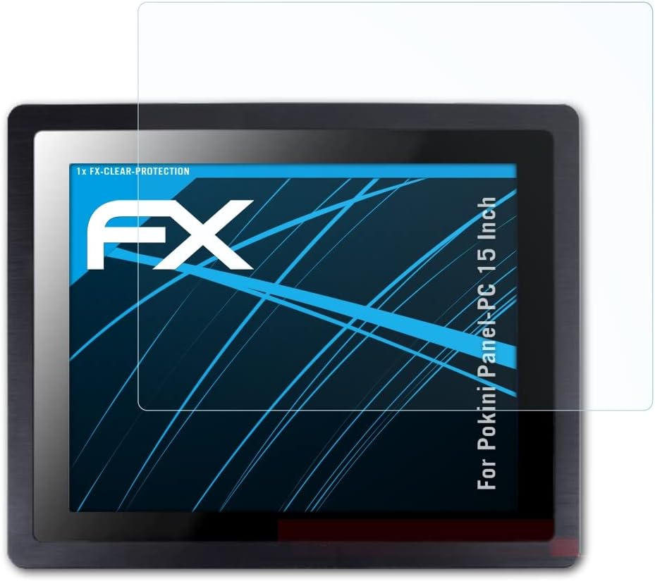 atFoliX Képernyő Védelem Film Kompatibilis Pokini Panel-PC 15 Hüvelykes Képernyő Védő, Ultra-Tiszta FX Védőfólia