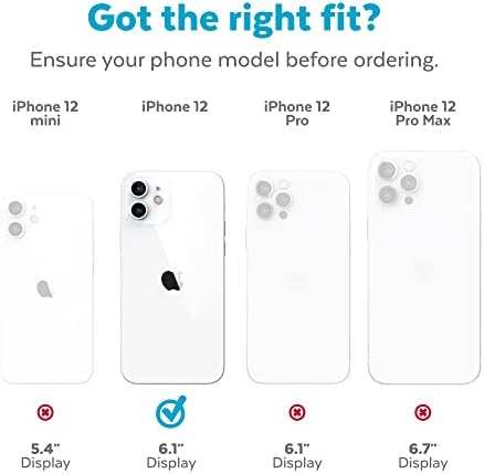 Speck iPhone 12 Esetben - Csepp Védelem Illik iPhone 12 Pro & iPhone-12 Telefon - karcálló, Slim Design, Ki Grip & Soft Touch