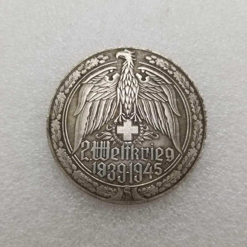 Antik Kézműves Német Emlékérme Ezüst Dollár Régi Ezüst Dollár Külföldi Érmék Antik Gyűjtemény G244