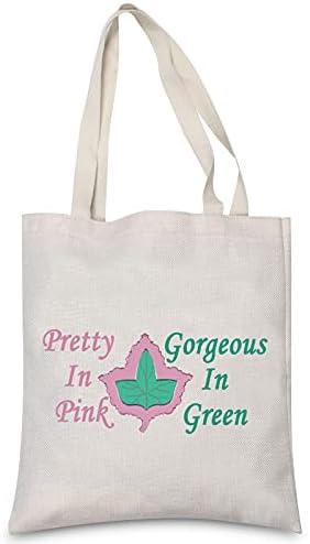 LEVLO Kollégista Táskák Szép Rózsaszín, Gyönyörű Zöld Bevásárló Táskák Ajándék Nőknek Lány
