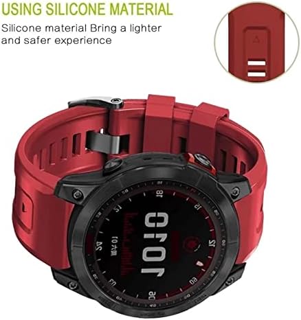 Wtukmo 26 22MM Szilikon gyorskioldó Watchband Szíj, A Garmin Fenix 7 X 7 6 6X 5X Pro 5Plus 3HR Smartwatch Easyfit Karkötő