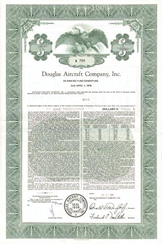 Douglas Aircraft Co, Inc. - Bond