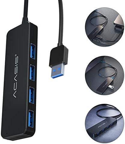 SOLUSTRE USB Hub 4 Port - Adatok Hordozható Jogosultja Adatátvitel Tartozék -Port Port Elosztó Multi - Bővítés USB-Számítógép