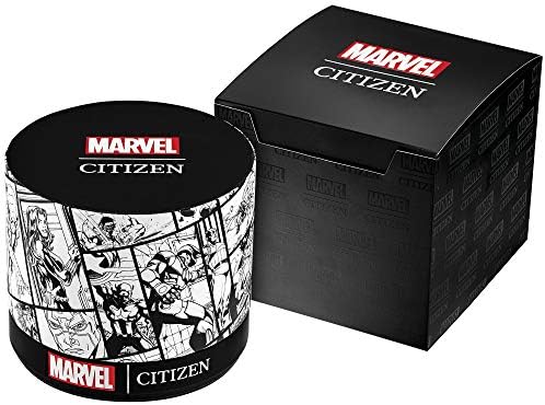 Citizen Férfi Eco-Drive Marvel Pókember Nézni, Rozsdamentes Acél, Spider-Man Művészeti Kék, Piros Tárcsa (Modell: CA0429-53W)