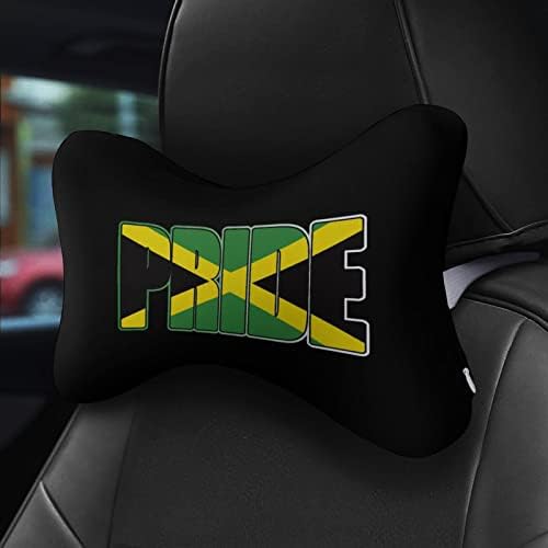 Jamaica Pride Flag Autó Nyak Párna Puha Autó Fejtámla Párnáját Nyak Többi Párna, Párna, 2 Csomag Vezetés, Utazás