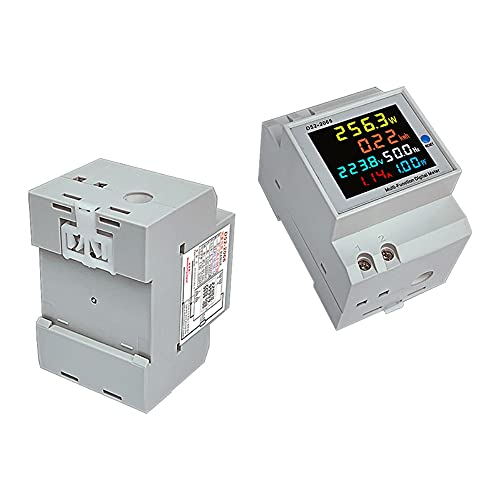 Digitális egyfázisú Fogyasztásmérő Teszter Villamosenergia-Használat Monitor 110V AC 40V~300V 100A Ampermeter Hatalom Voltmérő