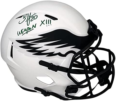 Brian Dawkins Aláírt Philadelphia Eagles Teljes Méret Hold Sisak W/X-Fegyver - Dedikált NFL Sisak