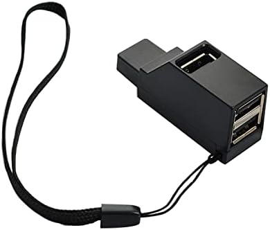 Faoyliye USB 2.0 Elosztó,[2 Csomag ] 3-Port USB 2.0 Hub nagysebességű Splitter, USB Elosztó Adapter Hordozható PC, Laptop
