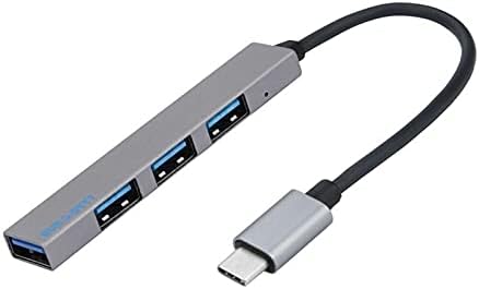 CHYSP Típus C-4 USB Hub Bővítő Vékony Mini, Hordozható, 4-Port USB 2.0 Hub, USB-Power Interface Laptop, Tablet Comput