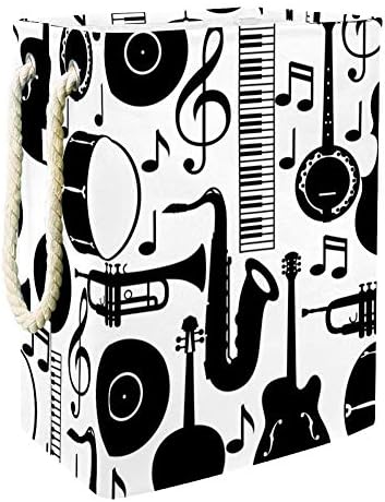 Inhomer Gitár, Hangszer, 300D Oxford PVC, Vízálló Szennyestartót Nagy Kosárban a Takaró Ruházat, Játékok Hálószoba