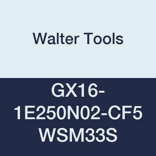 Walter Eszközök GX16-1E250N02-CF5 WSM33S Keményfém Tigris-Tec Grooving Váltólapkás Fordult Be, 0.008 Sarok Sugár (Csomag