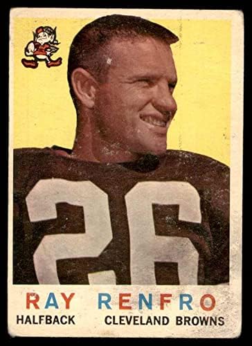 1959 Topps 37 Ray Renfro Cleveland Browns-FB (Foci Kártya) FAIR Browns-FB-N. Texas