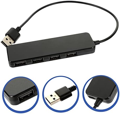 Mobestech USB-elosztó USB-elosztó USB Hubok 2db 4 Kábeles Adatok a Bővítő Splitter -Port Csatlakozó Laptop Számítógép Port
